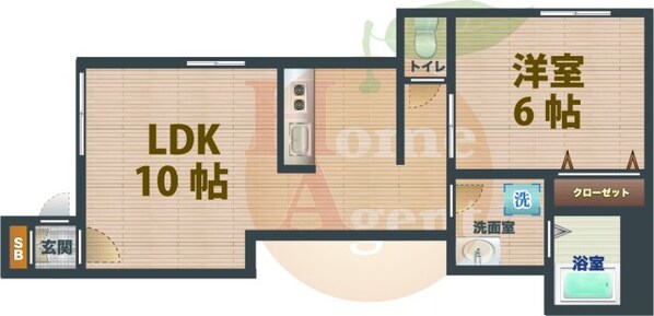 高円寺駅 徒歩6分 1階の物件間取画像